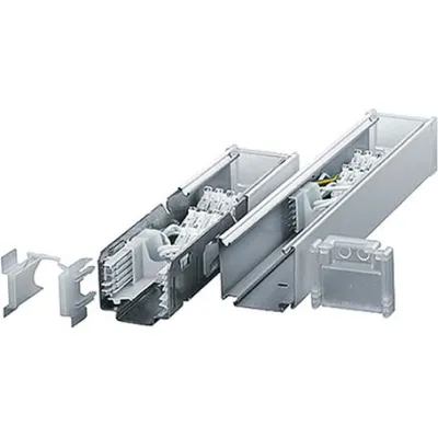 Zumtobel End-Einspeisung TECTON TE SR 22065855 | elektrische Einspeisung Lichtband | 344x63x56 mm | Stahlblech | silber