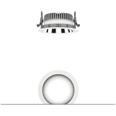 Zumtobel LED-Deckeneinbauleuchte R150L 8 PANOS EVO #60815843