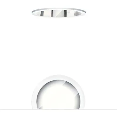 Zumtobel Vorsatz klar PANOS INF 60800645 | Abdeckung IP54 für PANOS Infinity/evolution DA 150 mm | Ø180 mm | weiß