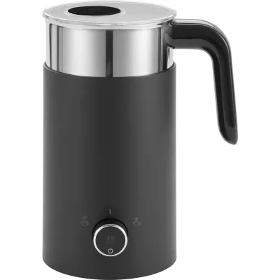 ZWILLING Milchaufschäumer ENFINIGY 1010479 | Elektrisch | 400 ml | Edelstahl | Für heiße & kalte Milch | Schwarz