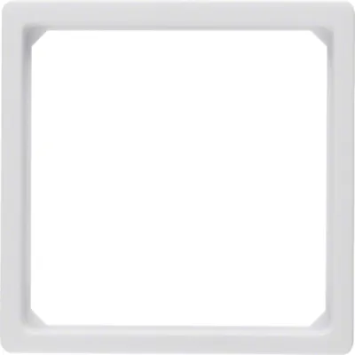 Berker Adapterring 11096079 | für Zentralstück 50x50 mm | SCHUKO | Kunststoff | polarweiß | RAL 9010
