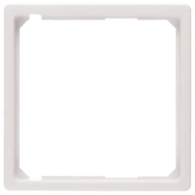 Berker Zwischenring | für Zentralplatte Q.1/Q.3 | 11096089 | 50x50 mm | Thermoplast | polarweiß | RAL 9010