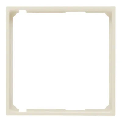 Berker Zwischenring für Zentralplatte 11098982 | S.1/B.3/B.7 | 50x50 mm | Kunststoff | glänzend | cremeweiß/weiß