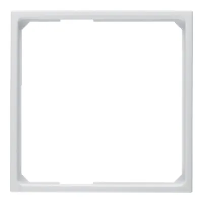 Berker Adapterring 11099089 | Zwischenrahmen für Zentralstück 50x50 mm | Unterputz | Kunststoff glänzend | polarweiß