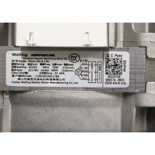 Bild: Zxgn-420-8-116l-Motor für Midea Waschmaschine 11002015011786 bürstenloser Gleich