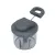 Bild: Zyliss Multischneider Easy Pull E910074 | manueller Zerkleinerer 800 ml | 3 Edelstahlklingen | spülmaschinenfest | grau